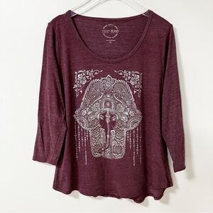 Lucky Brand | Hamsa Elephant Top XL